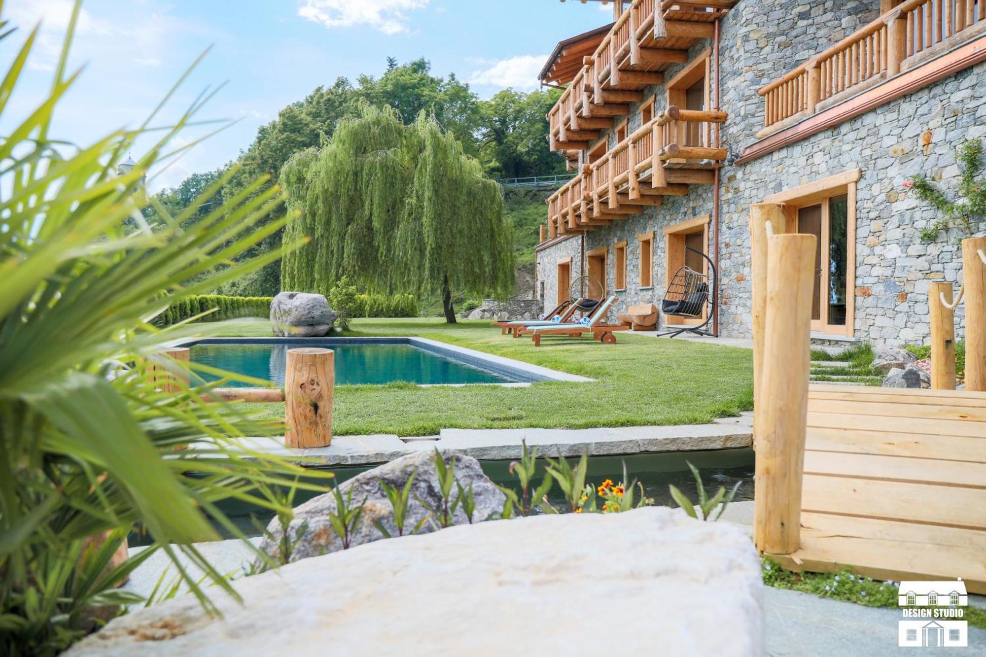 Chalet Antico Legno By Design Studio Sueglio Exterior photo