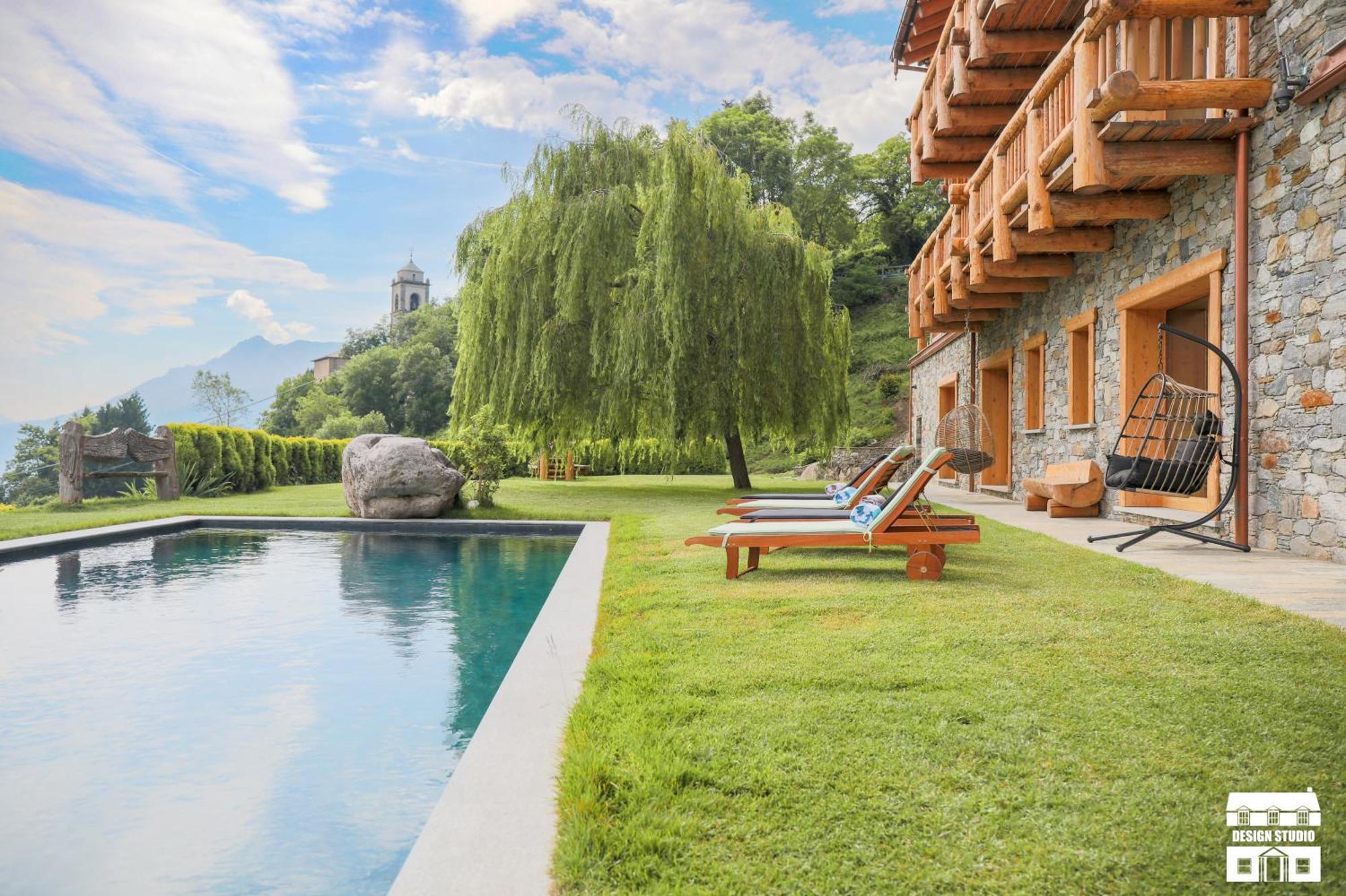 Chalet Antico Legno By Design Studio Sueglio Exterior photo
