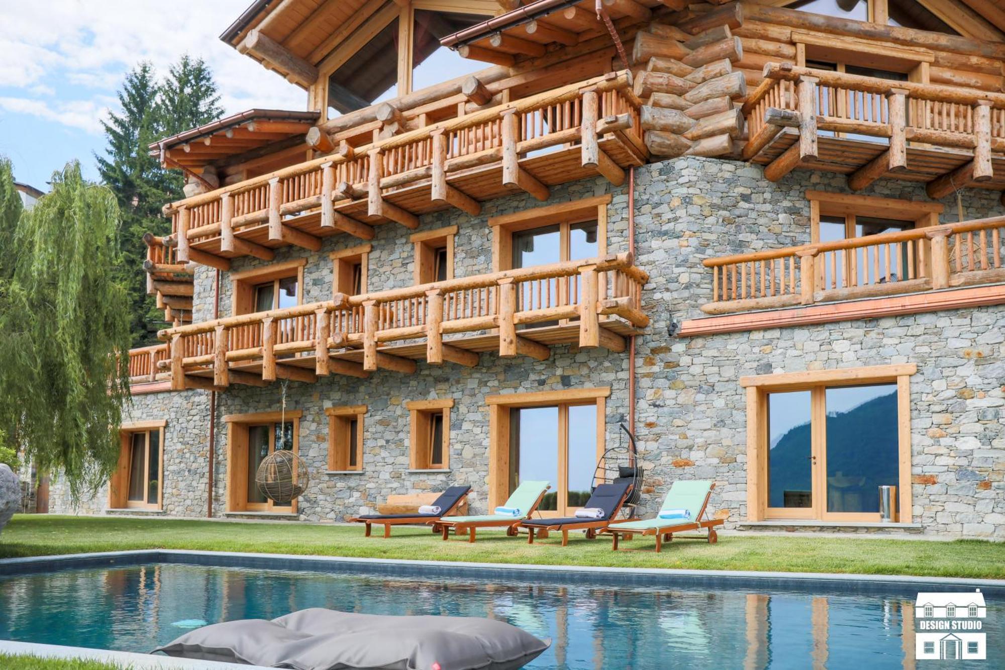 Chalet Antico Legno By Design Studio Sueglio Exterior photo